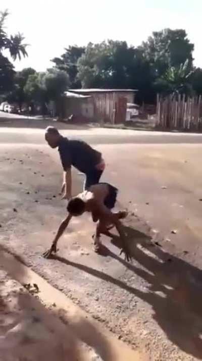 They are doing it slow so people can learn to don't safely.