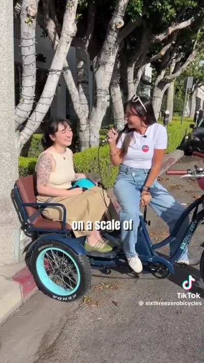 Who is this diva? 💅🚲🎤