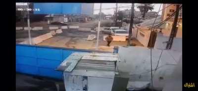 Isis suicide bomber tries to sneak into a militant base but fails instantly, Kirkuk,2018.