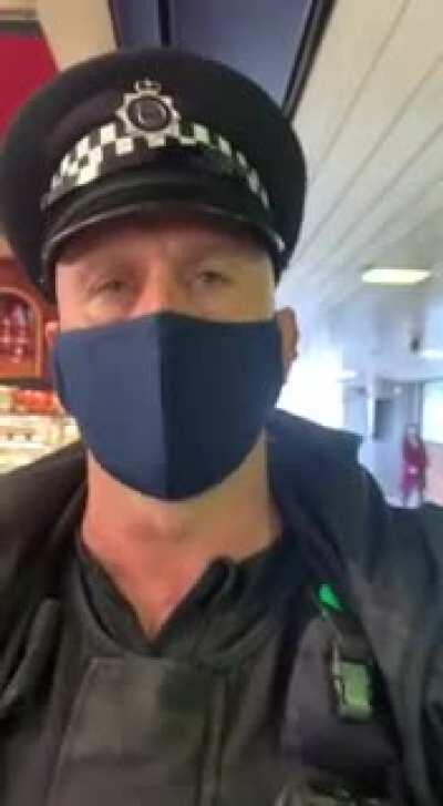 Claiming an exemption to mask rules for asthma when the cop has asthma too