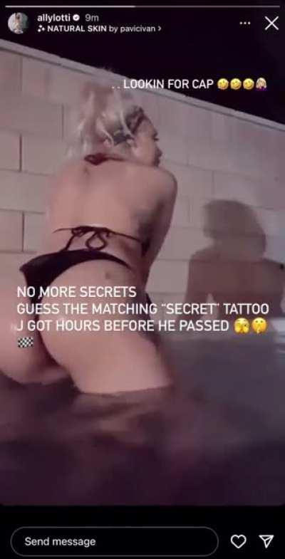 Ally insta story 🍑