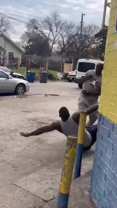 the disrespect is crazy but props for not punching the big man in the end