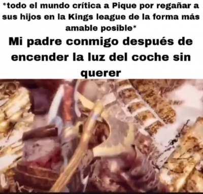 pique hace literalmente de padre y la gente lo critica