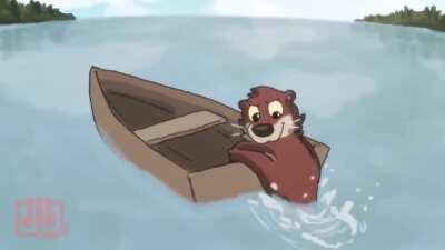 Otter Boat - animation by Jib Kodi