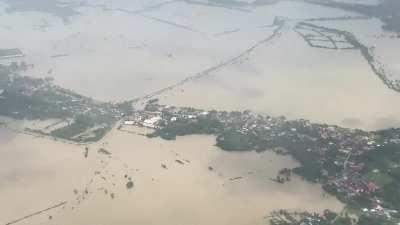 Kelantan from plane view this morning