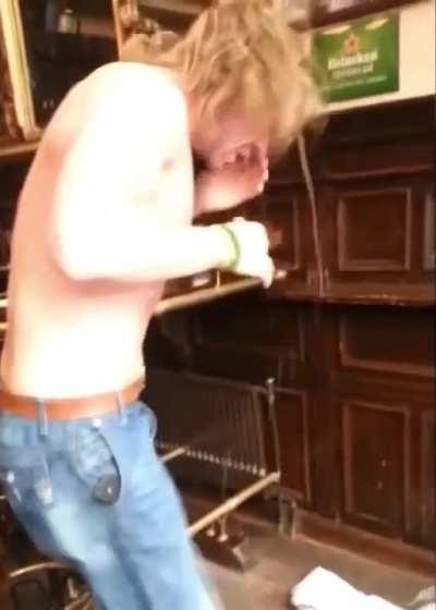 HMFT after I recreate Million Dollar Baby, Bar Edition