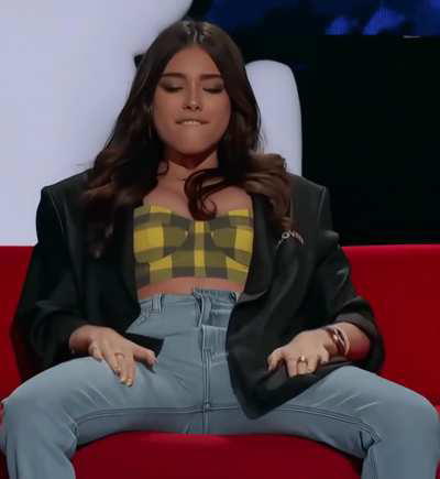 Mommy Madison getting ready to ruin my ass with her 8’ strap-on