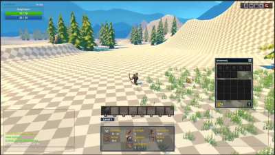 There is some beauty to default terrain grid texture :)