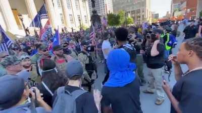 COD Cosplayers get confronted by dangerous Rioters in Louisville KY.
