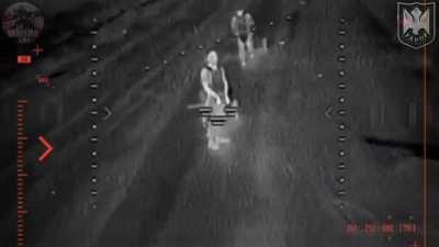 Ukrainian Thermal FPV Drones striking Russian Attack infantry (location near Chasiv Yar, Published 24.03.25)