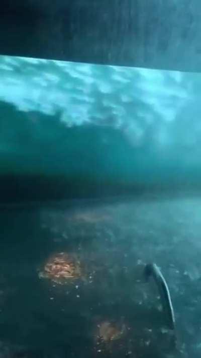 A storm themed spa room