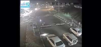 Another barrier vs car