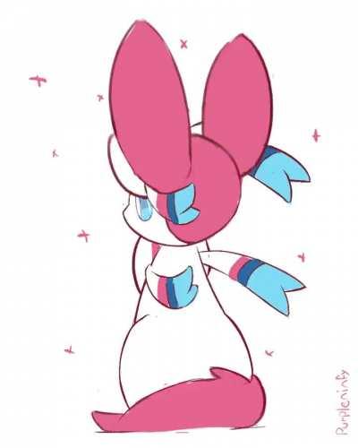 I added music to a gif of Sylveon spinning [IMAGE/SONG SAUCE WILL BE IN THE COMMENTS!]