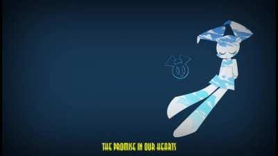 I once experimented with using Jenny's AI voice. And recently I made a cover of “Don’t Forget”, but performed by her... Or rather, I tried. (Original artwork by Dishwasher9)