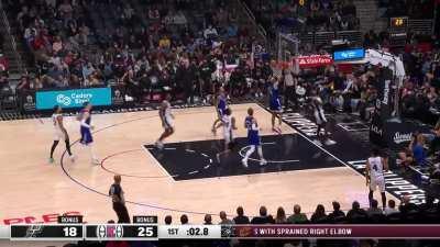 [Highlight] Lonnie Walker prefers his brew blended as he absolutely bamboozles Amir Coffey with the behind-the-back layup.