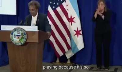 Chicago Mayor Lori Lightfoot has a special message for Trump