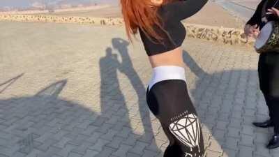 It’s certainly the first time where a bellydancer’s ass starts to get my attention