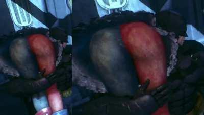 Is there a lore reason why Harley Quinn’s butt gets dirty and jiggly?