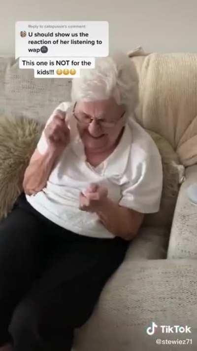 Grandma is hip with the kids