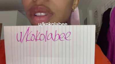 Verification 💋 dm me for my menu 