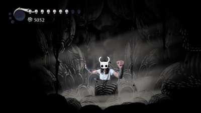 when you get Abyss Shriek in Hollow Knight (Source: Euclio - YT)