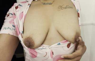 When I get out of bed. My nipples are hard 🤤🥶