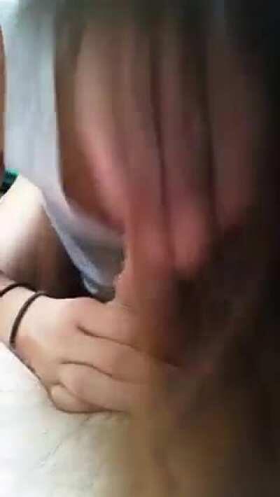 Cute Asian Girl Gives Her Boyfriend A Blowjob [WMAF]