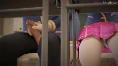 D.Va in Class, (MagMallow)