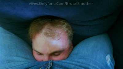 POV Style Jeans Face Sitting By A Gorgeous Goddess!!