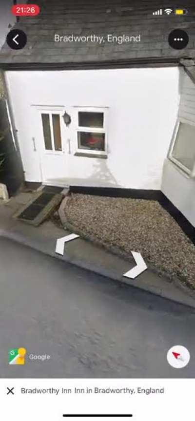 A beautiful moment caught by google maps car