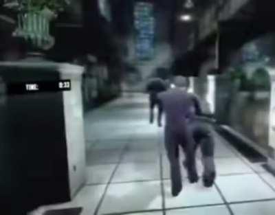 Is there a lore reason to why Joker kicked a guard in the balls and then hit the griddy?