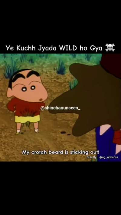 Shinchan is wild 💀