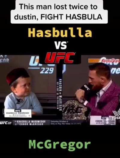 hasbulla vs mcGregar