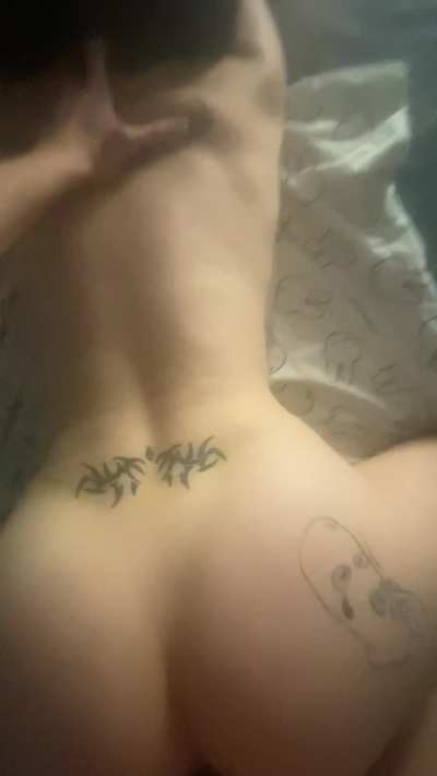 White girl gets Arab bred and enjoys it - Blanche tatouée se fait rebeued