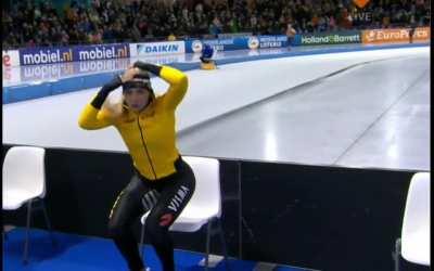 Jutta before the race