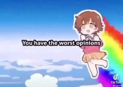 What’s an opinion that has you singing this?