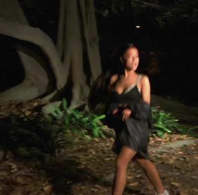 Skipping In The Woods