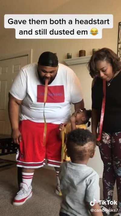 His little dance at the end tho...