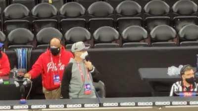 [Highlight] Sixers Public Address announcer Matt Cord is forced to count down over the PA system because of a shot clock malfunction