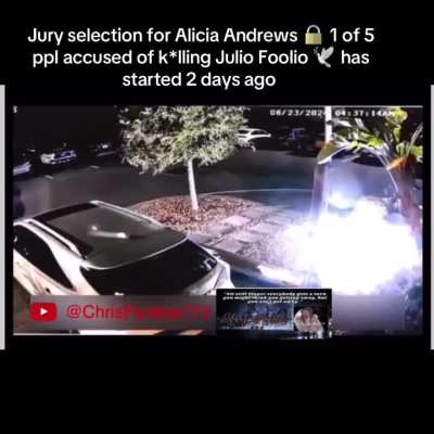 Jury selection has begun for Alicia Andrews 🔒1 of 5 ppl accused of killing Julio Foolio 🕊️