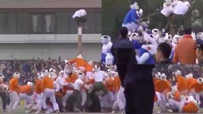 Military cadet game in Japan