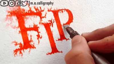 Watercolors? No. Firecolors.