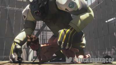 Tracer vs Winston [Overwatch] (fuckingtracer)