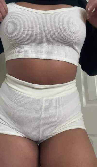 I love seeing the surprised look on your face after my titty drop