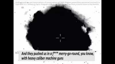 Leaked call from Russian mercenaries after losing a battle to 50 US troops in Syria 2018. It's estimated 300 Russians were killed.