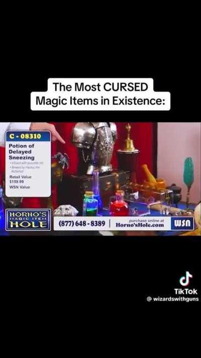 Most cursed magic items