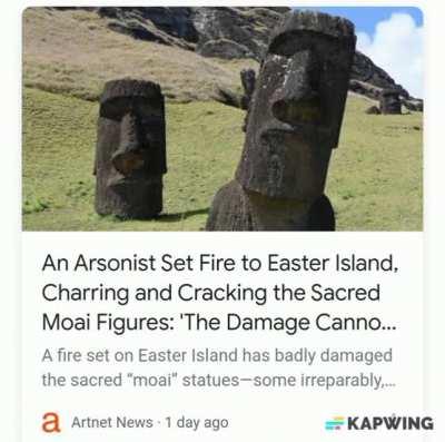 NOOOOOOOOOOO THE MOAI NOOOOOOOO 😭