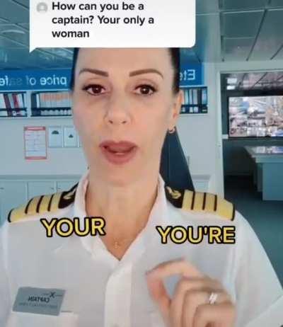 I mean she isn’t but that comment... lol