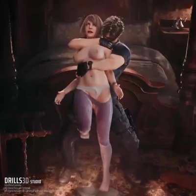 Ashley and Leon (Drills3D) [Resident Evil]