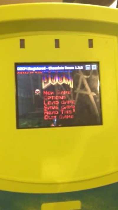 Got Doom working on a ticket validator (myki)